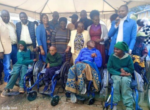 Children supported with new wheelchairs at the DCC