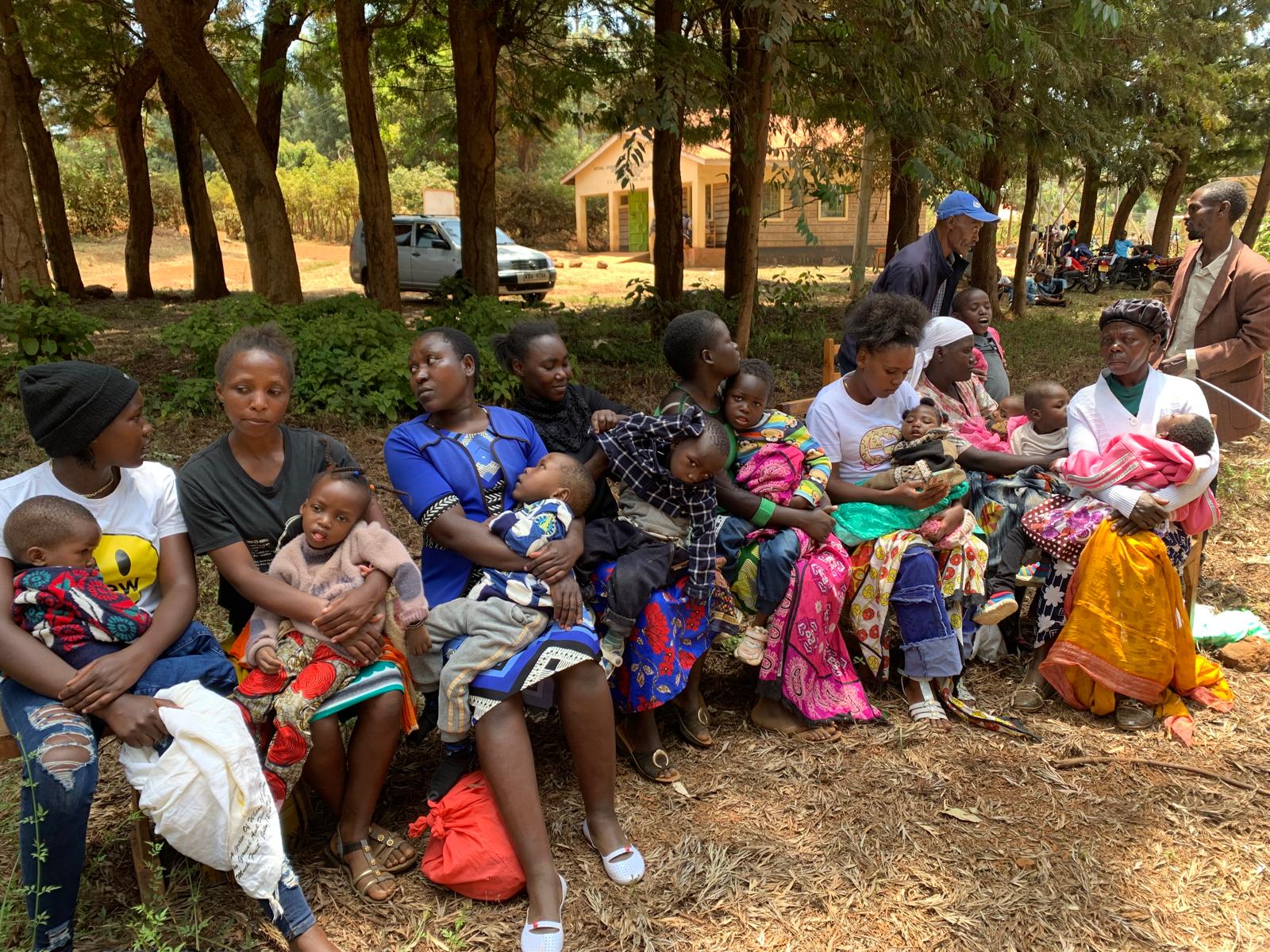 Children with their Mothers in Kenya